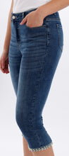 Load image into Gallery viewer, Frank Lyman 246271U Denim Crop w/Pearl detail