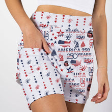 Load image into Gallery viewer, USA 250 WHITE SKORT
