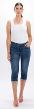 Load image into Gallery viewer, Frank Lyman 246271U Denim Crop w/Pearl detail