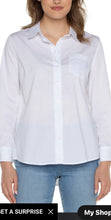 Load image into Gallery viewer, Liverpool LM8C95G52 Classic Button Front Blouse