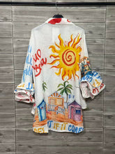 Load image into Gallery viewer, ZOSH4WH Mixed Floral Print Shirt White