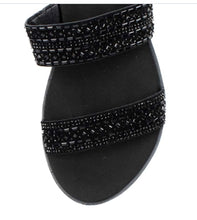Load image into Gallery viewer, Yellow Box Delfie Black Sandal