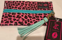 Load image into Gallery viewer, Makeup Junkie Pink Patent Leopard