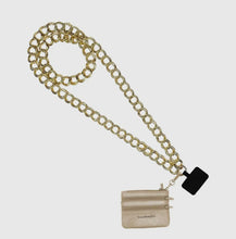 Load image into Gallery viewer, Clip &amp; Go Link Chain Crossbody W/Pouch
