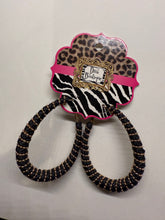 Load image into Gallery viewer, Diva Wrapped Ribbon &amp; Gold Hoop
