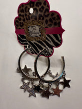 Load image into Gallery viewer, Diva Hoops W/ Cry Stars
