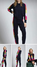 Load image into Gallery viewer, APNY SW122A Hoodie W/Colorful Side Stripe
