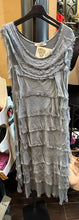 Load image into Gallery viewer, Silk Maxi Ruffle Dress
