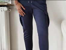 Load image into Gallery viewer, Zafa 77P04P41 Suede Cargo Pants
