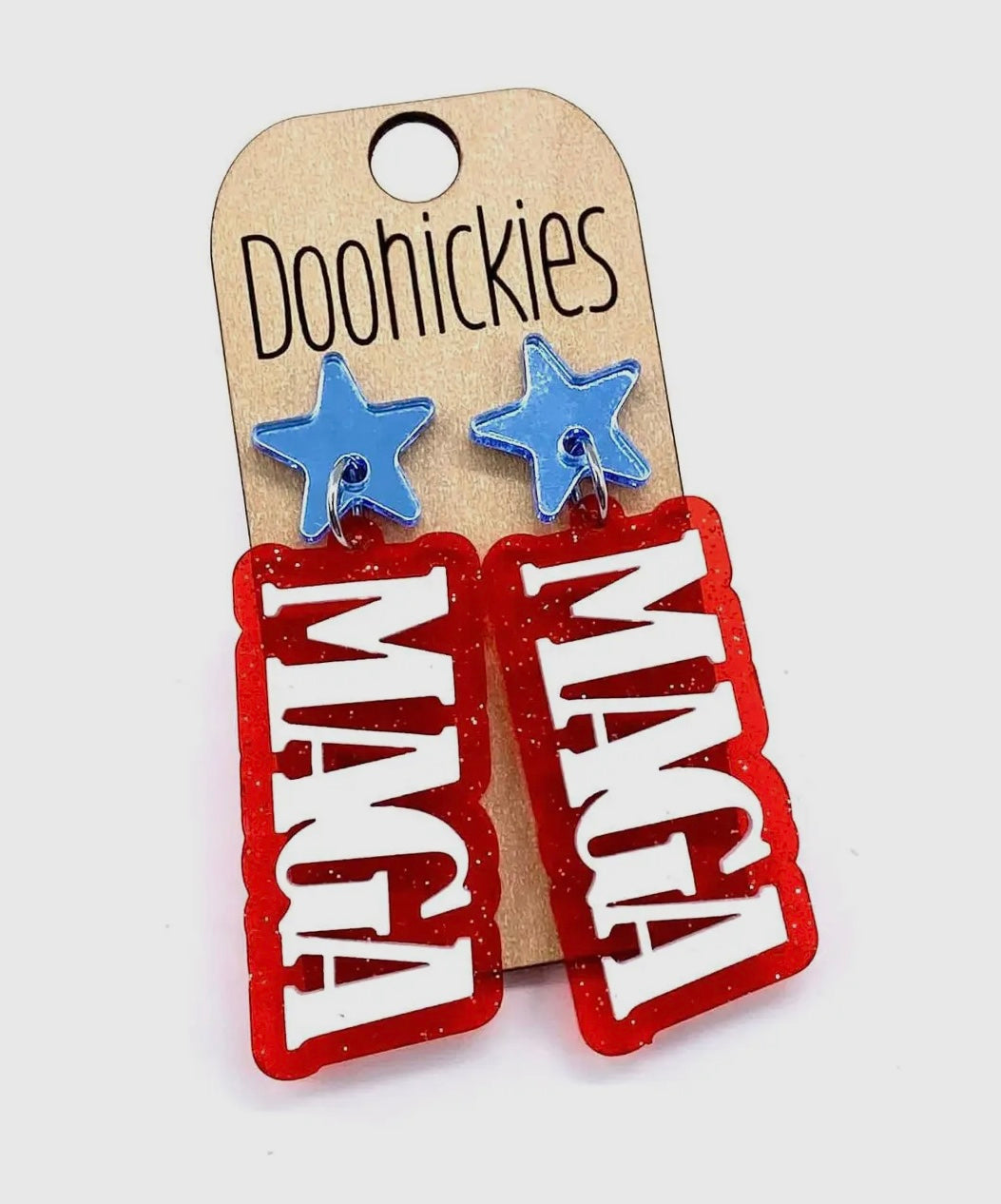 Doohickies Star MAGA Earrings