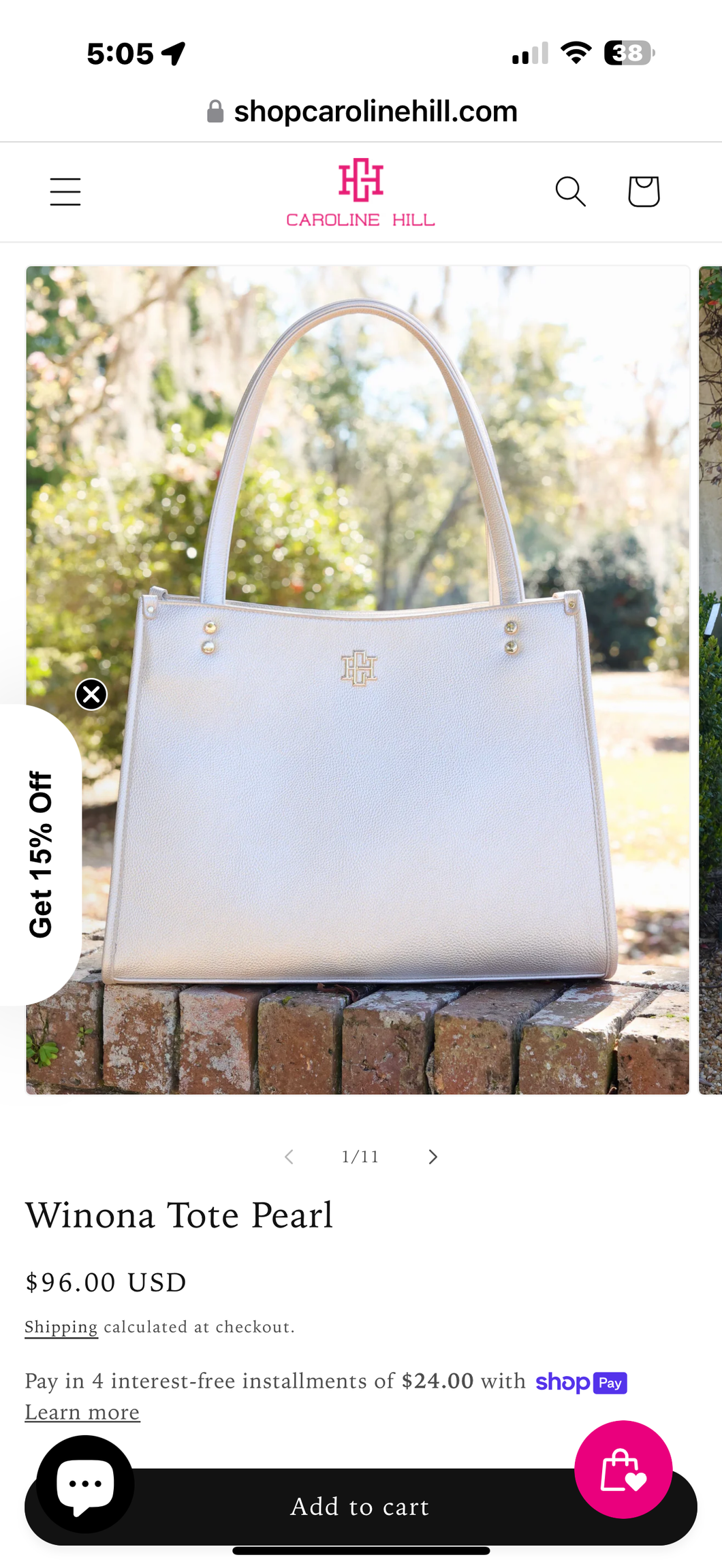 Caroline Hill Winona Tote