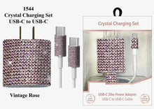 Load image into Gallery viewer, Tech Trendz USB-C Crys Charging Set

