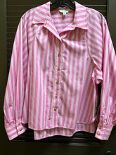 Load image into Gallery viewer, Truluxe T15348BM Pink Striped Blouse
