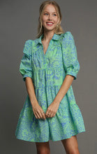 Load image into Gallery viewer, Mint Blue Mix Dress
