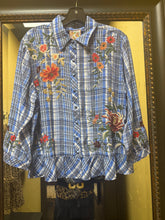 Load image into Gallery viewer, Johnny Was W14125 Diana Plaid Peplum
