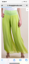 Load image into Gallery viewer, Gigi Moda 2184 Side Slit Silk Pant
