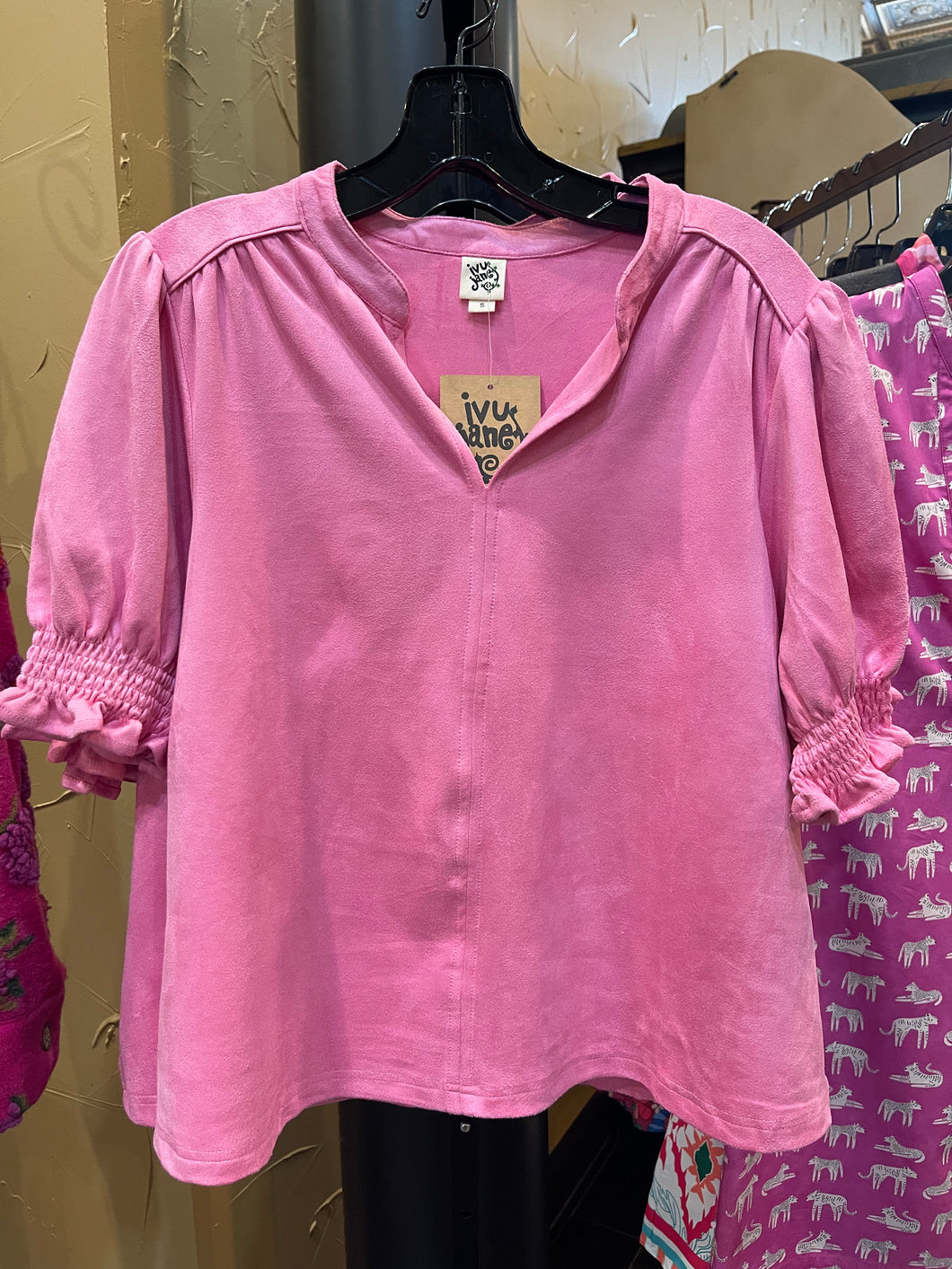 Ivy Jane 630344 Suede Top