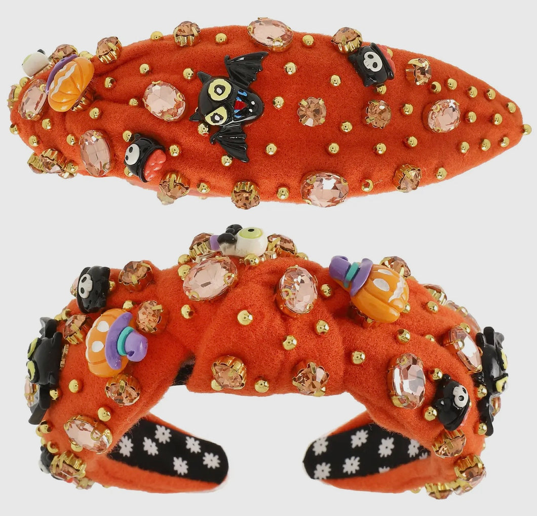 Jeweled Halloween Headband