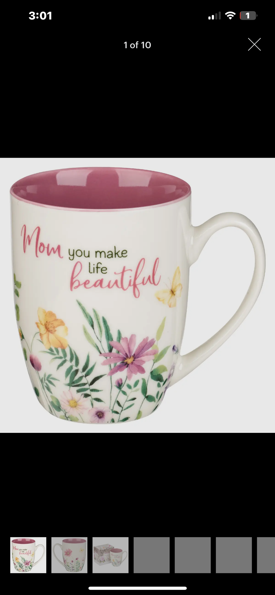 Christian Arts Gifts MUG862 Mom You Make Life Beautiful