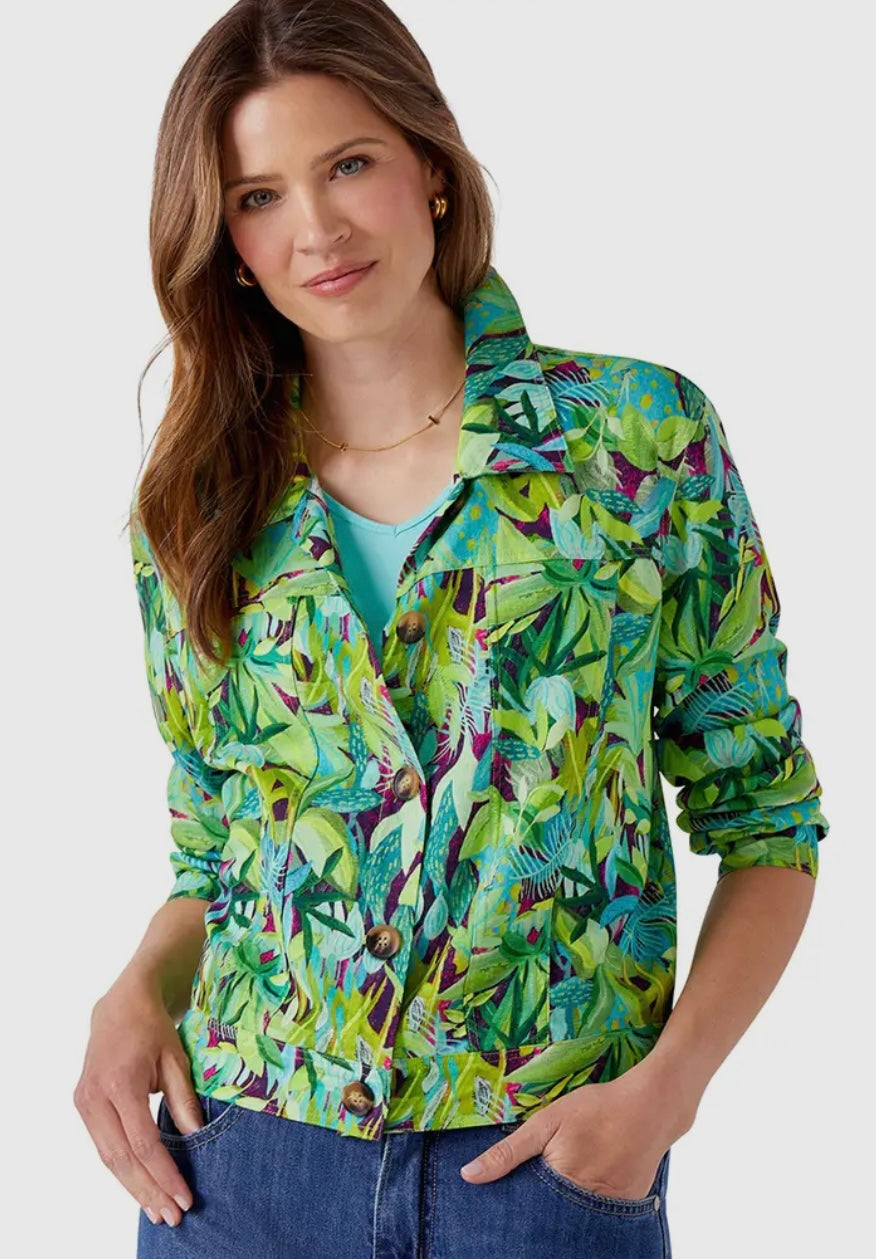 Charlie Paige 423877 Jungle Print Jacket