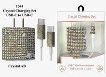 Load image into Gallery viewer, Tech Trendz USB-C Crys Charging Set
