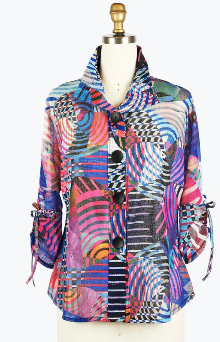 Damee 2433 Layered Circle Jacket