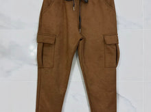 Load image into Gallery viewer, Zafa 77P04P41 Suede Cargo Pants
