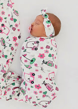 Load image into Gallery viewer, Gigi &amp; Max Lexi Pink Golf Swaddle &amp; Headband
