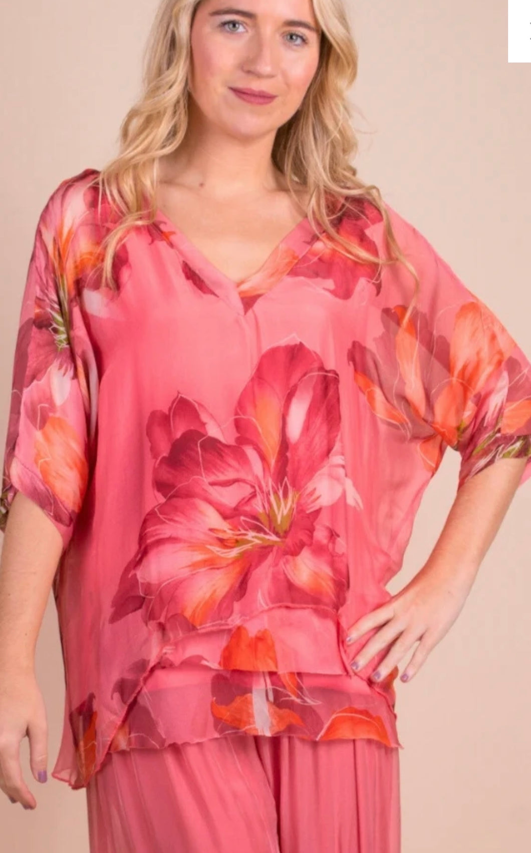 Gigi Moda 2757FB Diana Floral Bloom Blouse