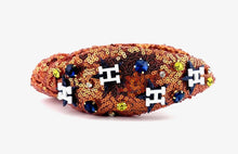 Load image into Gallery viewer, Cora’s Den Sequin Astros Headbands
