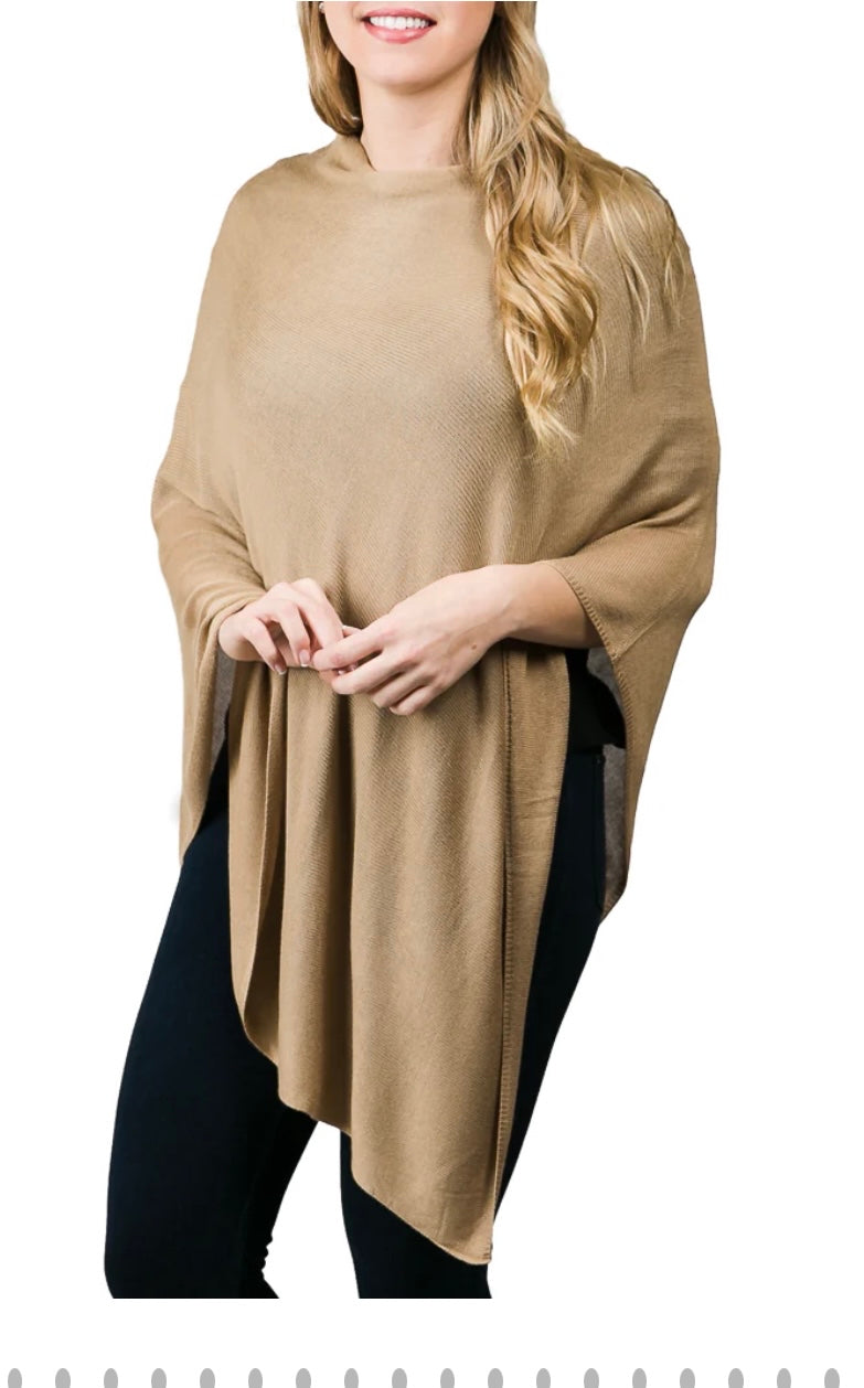 Top It Off LY5 Elsa Bamboo Poncho