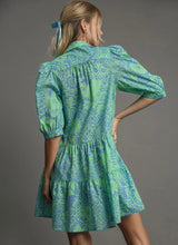 Load image into Gallery viewer, Mint Blue Mix Dress
