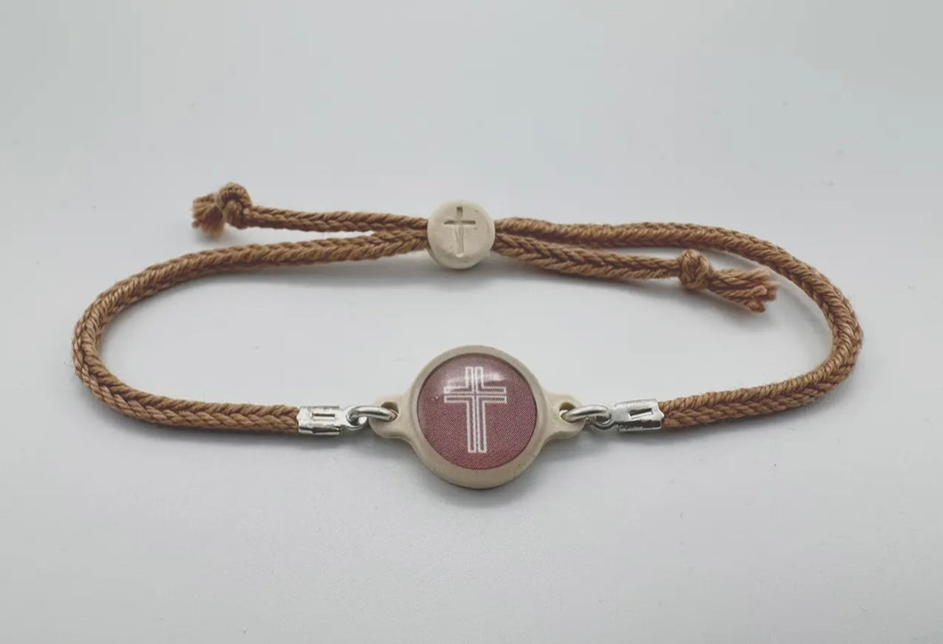 Tap To Pray 100-478 Mocha Cross