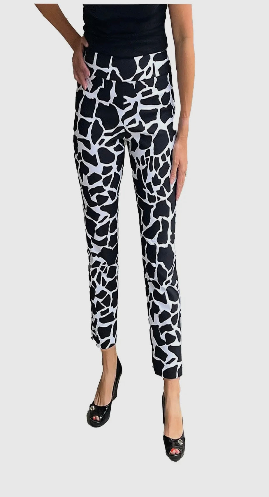 Krazy Larry P507 Black Rock Pull on Pant