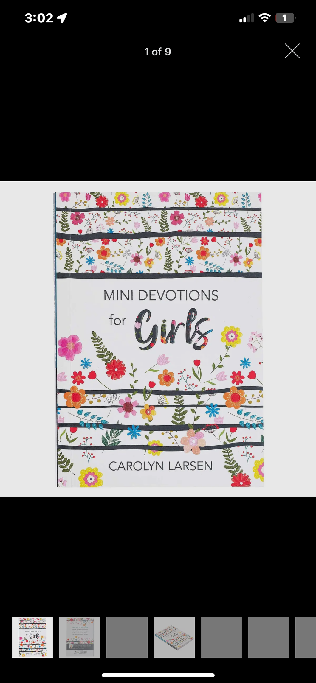 Christian KFS751 Mini Devotions For Girls