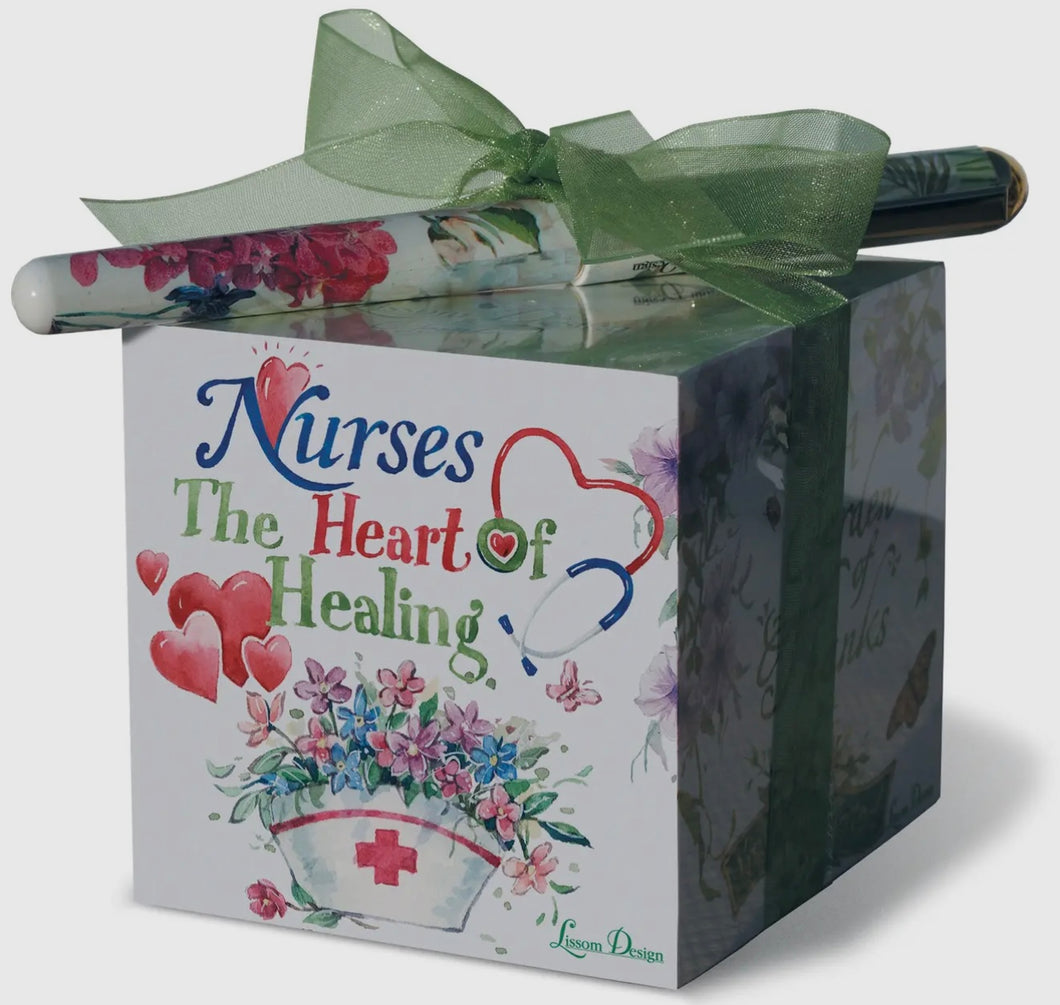 Lissom Design Nurse Paper Block & Pen Set