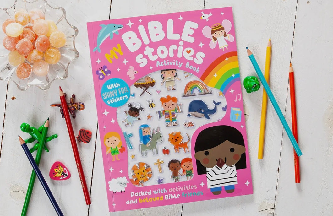 BroadStreet 67539 My Bible Stories Activity Book Girls