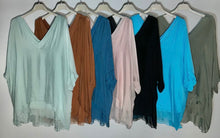 Load image into Gallery viewer, V Neck Washable Silk Top
