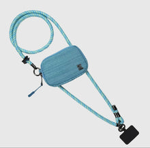 Load image into Gallery viewer, Crossbody W/RFID Pouch Rope Strap
