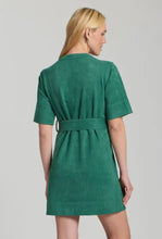 Load image into Gallery viewer, APNY K429 Belted Vegan Suede Dress
