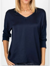Load image into Gallery viewer, Satin Top W/Cotton Back
