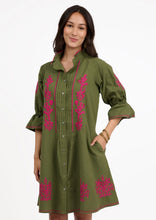 Load image into Gallery viewer, Uncle Frank 73609 Embroidered Fut &amp; Flare Dress
