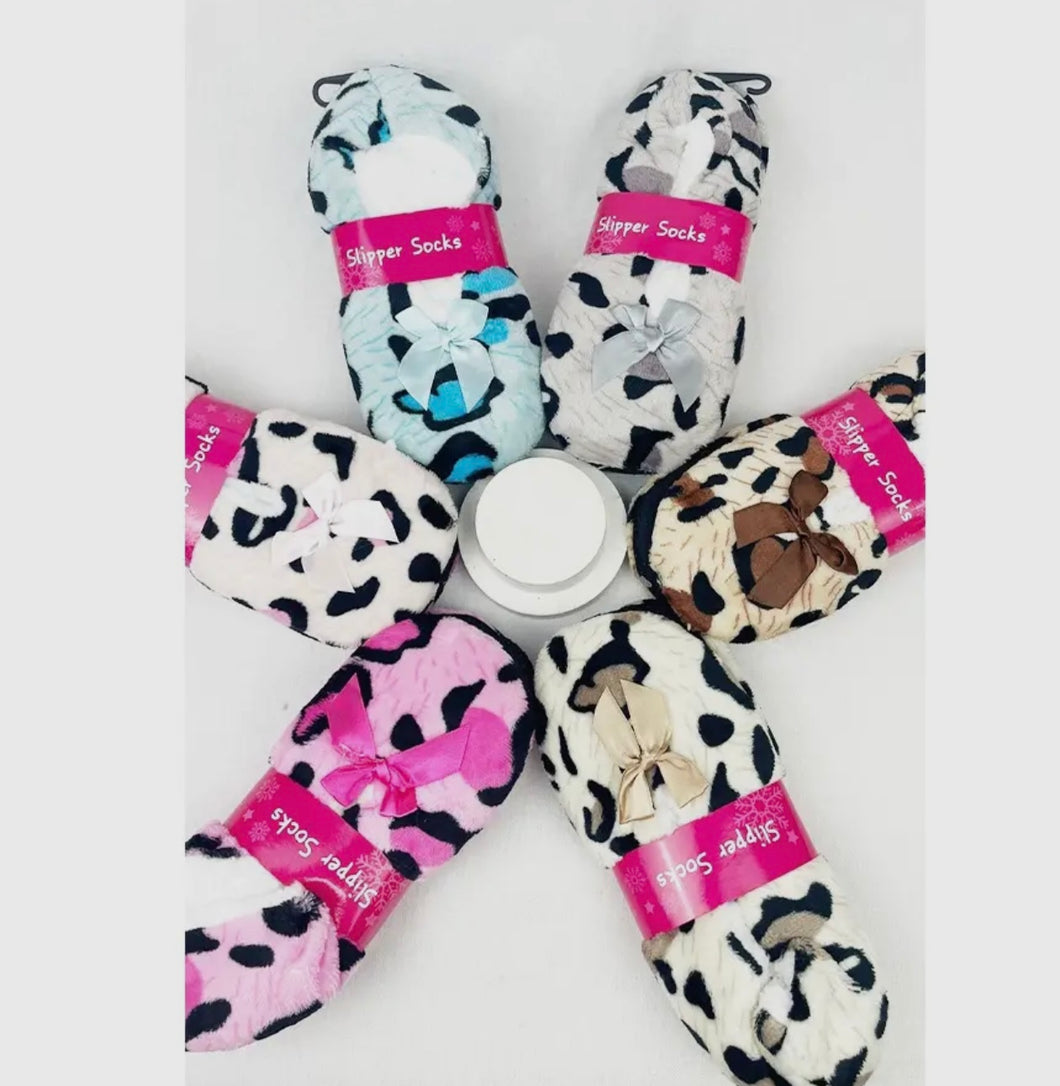 Love and Repeat Leopard Non Slip Slipper