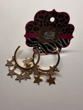 Load image into Gallery viewer, Diva Hoops W/ Cry Stars
