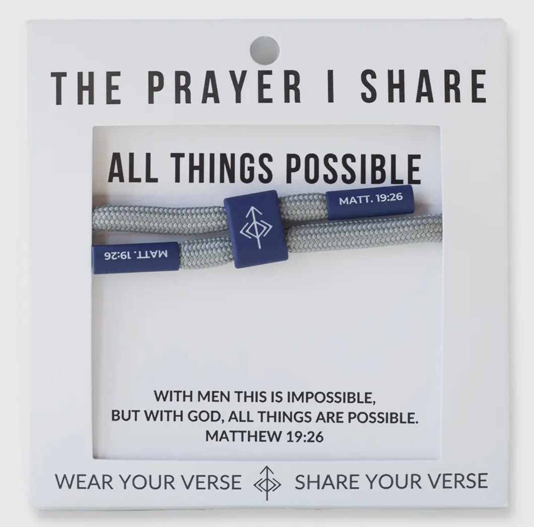 The Prayer I Share Bracelet
