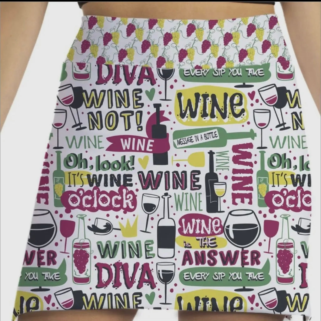 Skort Obsession Wine Diva Skort