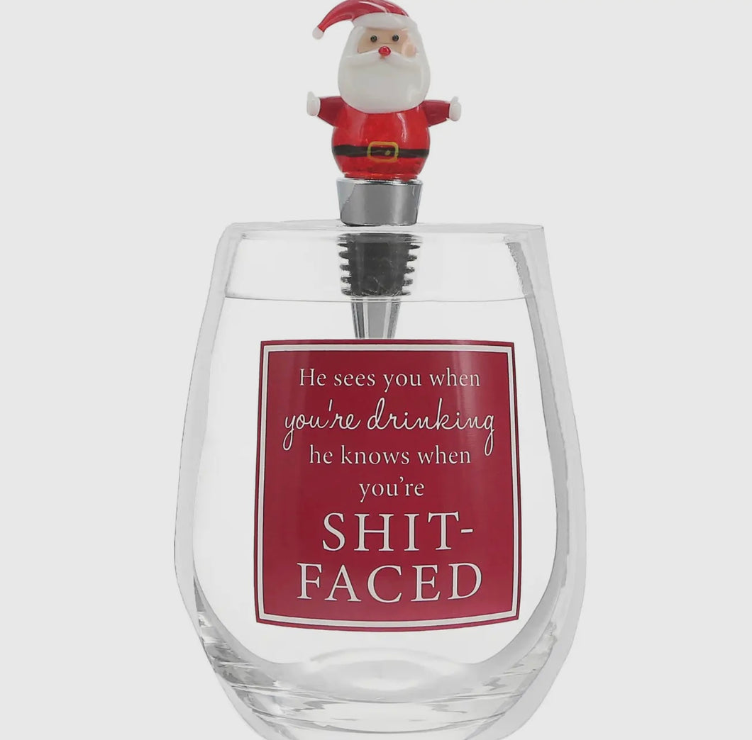 He Sees You When You’re Drinking