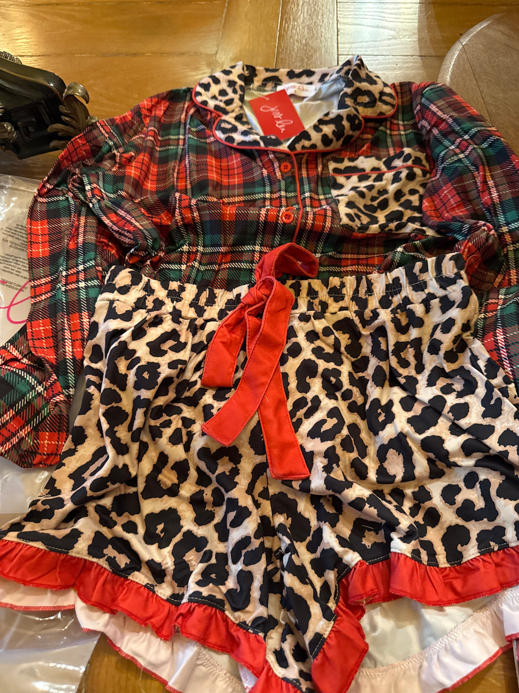 Jess Lea Wrapped In Safari Pajama Set