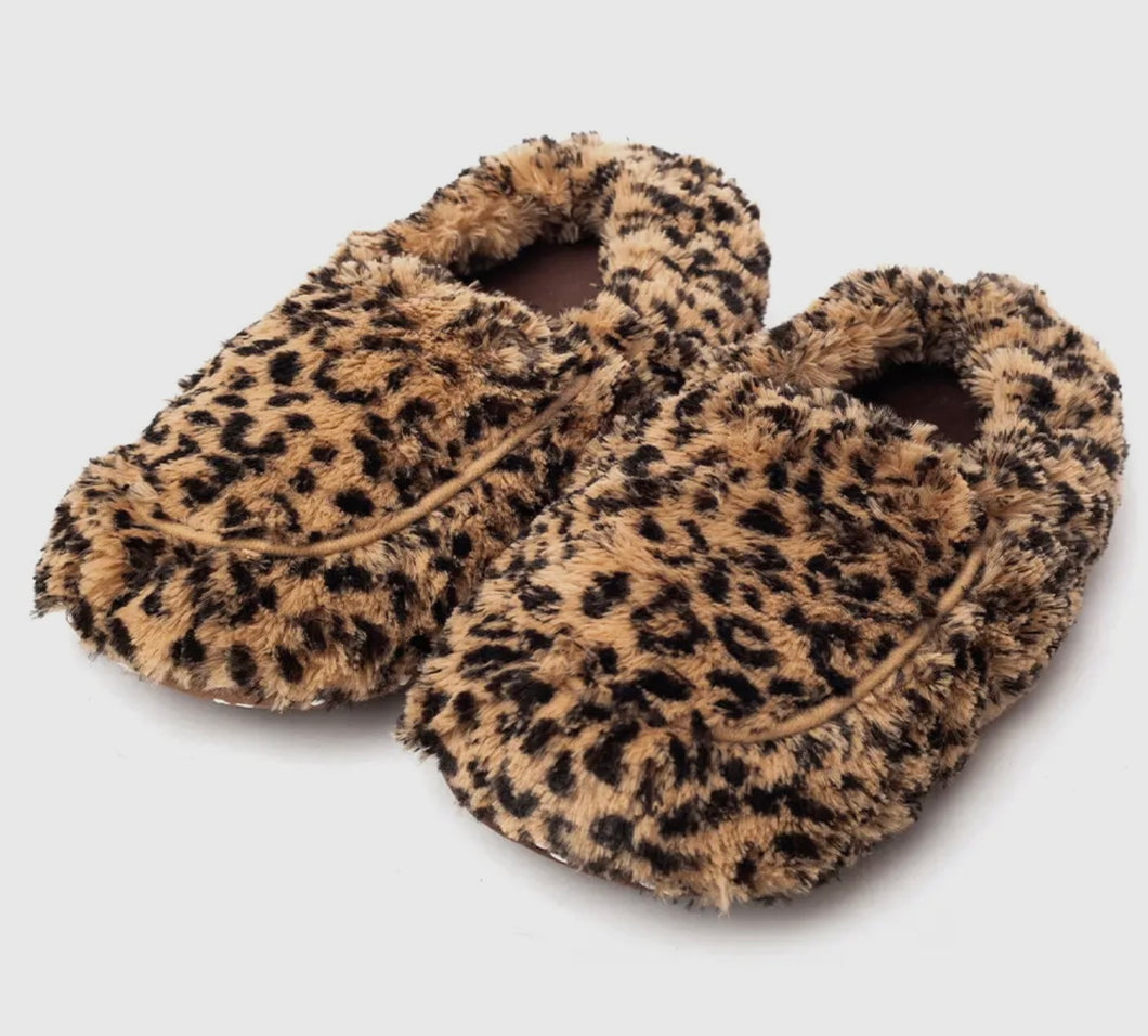 Warmies FW-SLI-5 Leopard Slippers