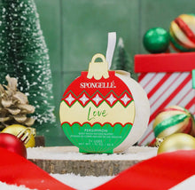 Load image into Gallery viewer, Spongelle Holiday Ornament Body Wash Infused Buffers
